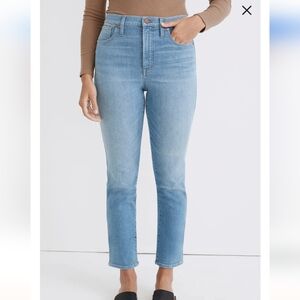 Madewell Stovepipe Jean Size 32 Euclid New With Tags